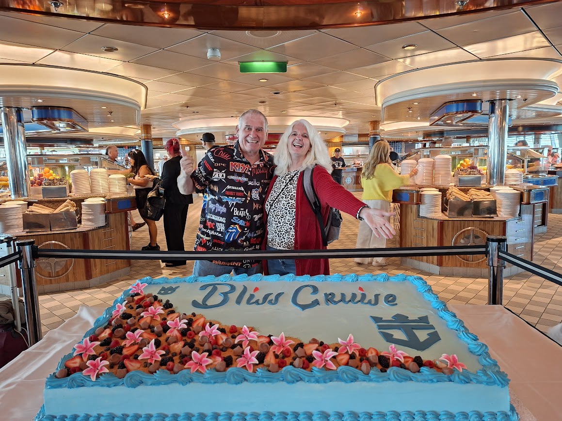 Hugh and Judy aboard a Bliss lifestyle cruise